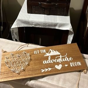 LRT THE adventure BEGIN❤️ wall decor❤️❤️